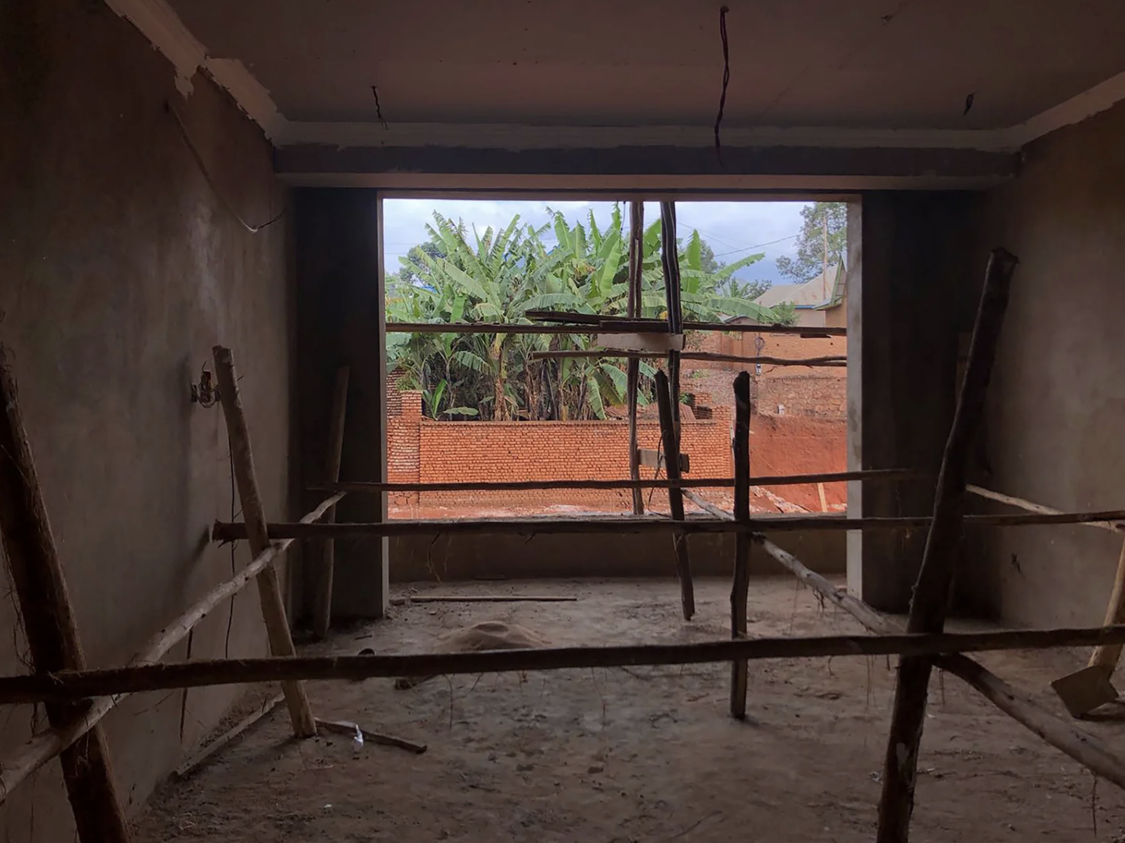 Architecture project construction site in Burundi